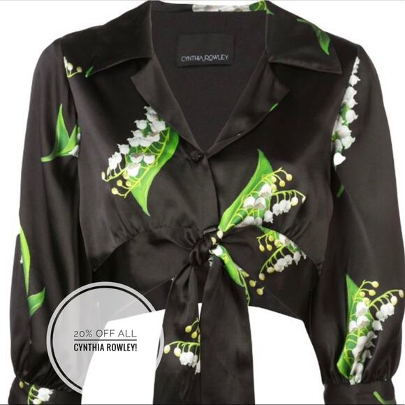 Cynthia Rowley Praia Crop Top - Picture 2 of 3